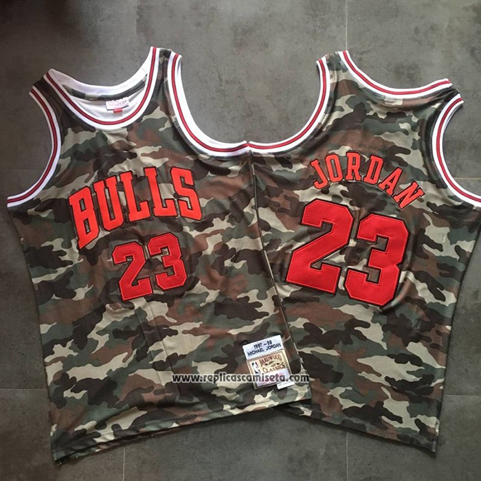 Camiseta Chicago Bulls Michael Jordan #23 Hardwood Verde